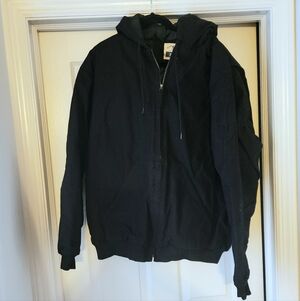 Blue Mountain Men's 2XL Hooded heavy duck jacket. Qulited Lining